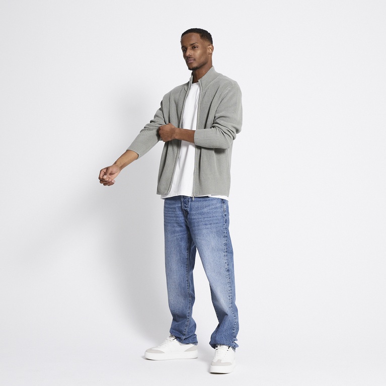 Zip sweater "Frippe"